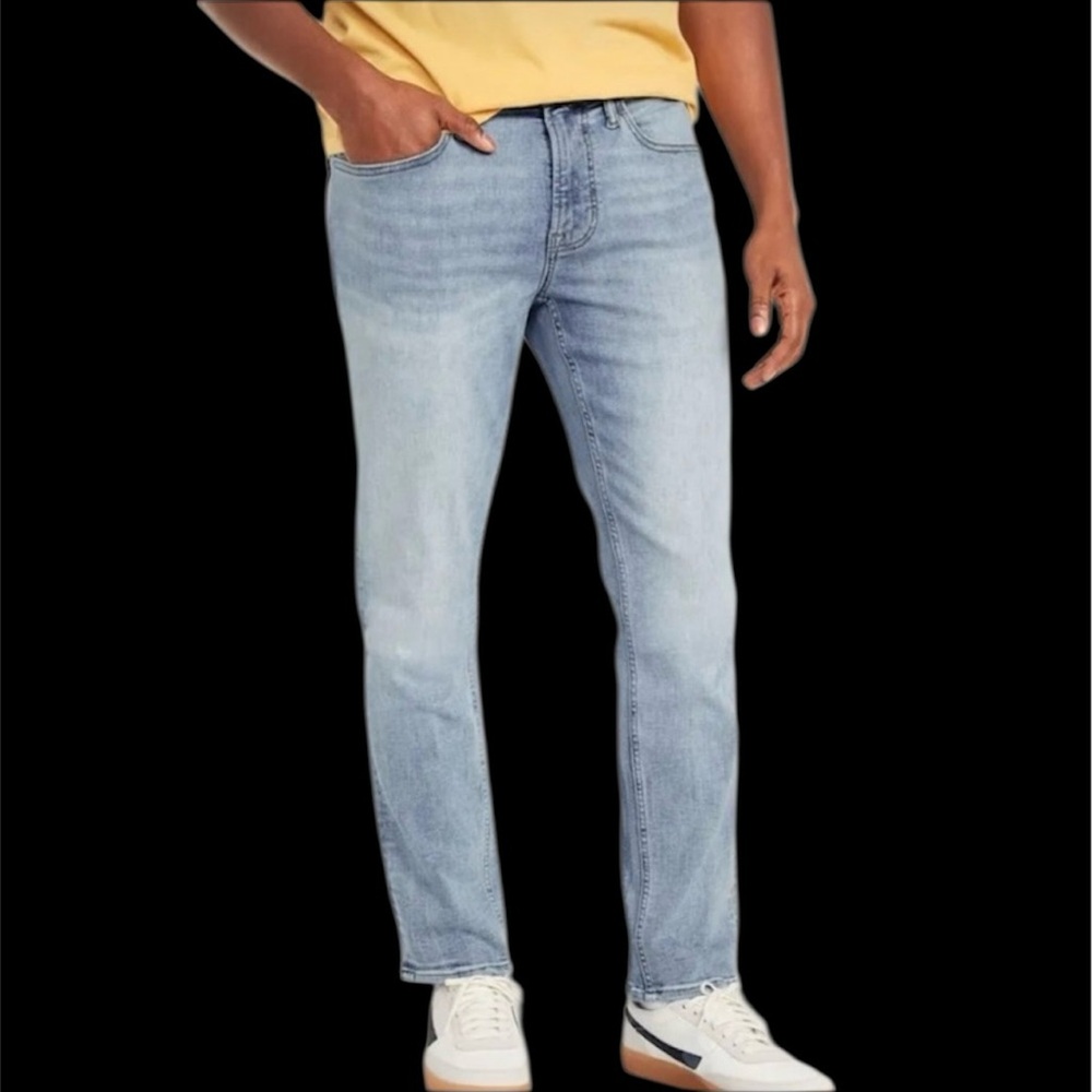 Old Navy Slim 360° Stretch Performance Jeans Men’s Size 36x30 NWT Light Wash